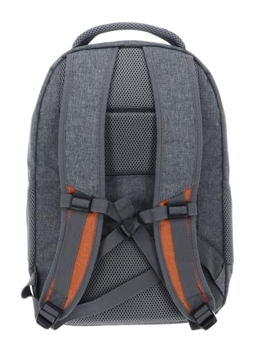 Miniatura 3 de Travelite Basics Melange Backpack, 22 Litros Ordinateur Portable 15.6 Pouces , Gris Gris Orange