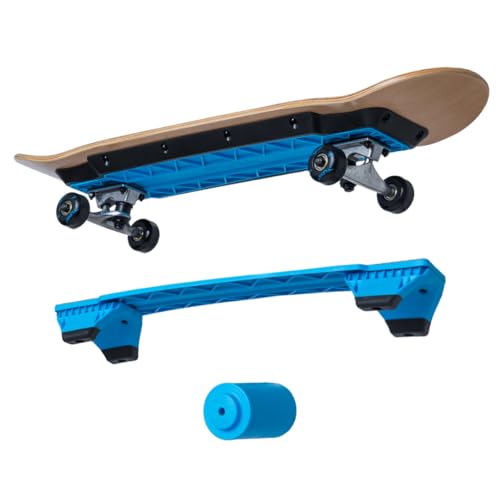 Flybar 3 in-1 Learn to Skate – Complete Skateboard for Beginners, Balance Board, Skateboard Accessories, Learn Skate Tricks Fast and Easy, Ollies, Backflips, Durable, Boys, Girls, Ages 6+, 100 lbs by Flybar - Used condition - US$38.03