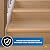M-D Building Products 32009 1-1/8 in. X 1-1/8 in. X 36 in. Oak Aluminum Metal Decor® Stair Edging w/Screw Nails
