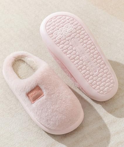 Epsion Warm Slippers for Women Soft House Slippers Cotton Furry Fluffy Shoes Comfy Winter Plush Memory Foam Indoor Outdoor Shoes2