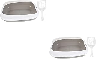 NOLITOY 2 Conjuntos De Caixa De Areia Para Gatos Comadre Para Gatos Bandeja De Areia Para Viagem Caixa De Areia Para Gatos Banheiro Para Gatos Gatinhos De Viagem Banheiro Para