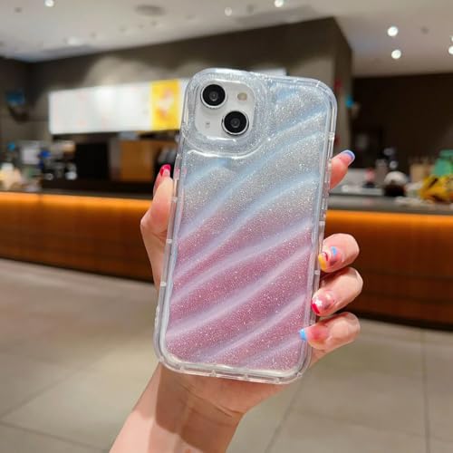 Coque transparente de luxe pailletée JBF-01 pour iPhone 13 Pro