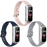 Watbro Compatible with Samsung Galaxy Fit SM-R370 Bands,Adjustable Soft Silicone Replacement Band St