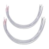 Eldraqth 14 Paar BH Bügel Ersatzbügel, Ersatz-BH-Bügel-Reparaturset, Metall-BHStützringe zum Formen, Damen-Korsett-Kleidung, Nähzubehör