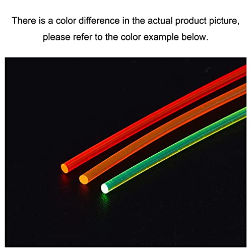 Limaity L3.2Ft Fiber Optic Sight Replacement Rod For Bow Sight Fluorescence Fiber Optic Sights Rod High Brightness Glow Stick Green/Red/Hunter Orange (Diameter 0.019"(0.5Mm), Mixed Color) #TOP5