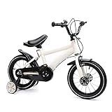 bici bimba 3 anni toys 🚲【GUIDA SICURA】: con ruote di supporto, adatto per i bambini che imparano a pedalare per la prima volta, struttura triangolare, il bambino non cadrà a causa della superficie deformata delle ruote. Sistema frenante doppio anteriore e posteriore ad alta sensibilità. E con protezione antiscivolo per evitare che la catena ferisca i piedi del bambino.