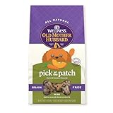 Old Mother Hubbard Wellness Pick of the Patch Dog Biscuits, Natural, Training Treats, Pumpkin & Carrot Flavor, Mini Size, (16 Ounce Bag)