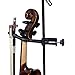 Vizcaya Violin Stand VLH10 Violin Hanger With Bow Peg Attachment for Music Stand/Microphone Stand (1 pack)