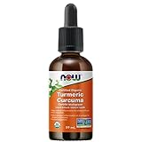 NOW Supplements, Certified Organic and Non-GMO Project Verified Turmeric Extract, Ayurvedic Herb, Liquid Extract, Organic Turmeric Root, 59mL