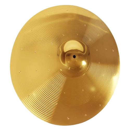 BESTonZON Drum Cymbals for Practice Quiet Hi-hats Cymbal Pairs Metal Drum Set Accessories
