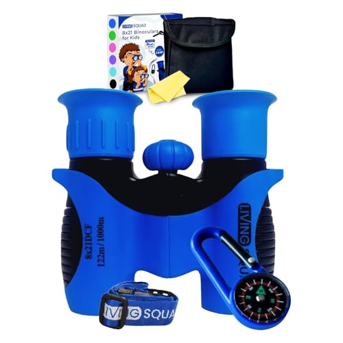 Living Squad Prismáticos Kids Azul 8x21 Compactos miniatura 1