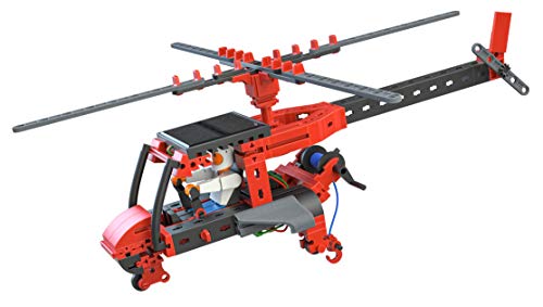 fischertechnik 559882 PROFI Solar Power – Bausatz für Kinder ab 8 Jahren, Experimentierkasten zum Thema Sonnenenergie, inkl. Solarmodul & Solarmotor, Rot