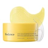 BIODANCE Vita Niacinamide Eye Patches, Dark Circles & Dull Spot Patches for Face, Under Eye Mask for Uneven Skin Tone, Travel Essentials & Self Care Gifts for Women, Korean Skin Care (60 Count)