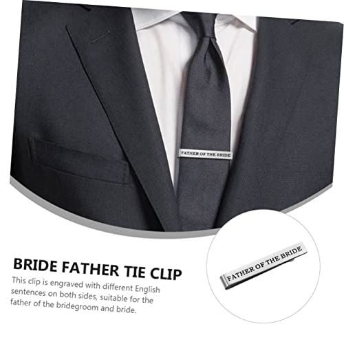 Corbata de padre con pasadores de corbata BESPORTBLE como regalo de boda 3