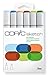 Produktbild COPIC Sketch Marker Set "Earth Essentials" mit 6 Farben, professionelle alkoholbasierte Pinselmarker mit einer flexiblen und einer mittelbreiten Spitze