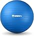 URBNFit Exercise Ball (65 cm) for Stability & Yoga - Workout Guide Incuded - Professional Quality (Blue)