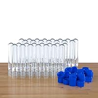Steve Spangler's Large Plastic Test Tubes with Caps, Test Tubes for Kids, 30 Pack