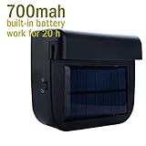 Solar Powered Car Window Windshield Auto Air Vent Cooling Fan System Cooler