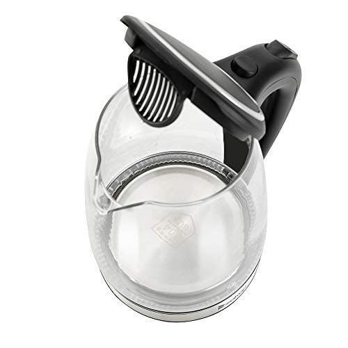 Hervidor eléctrico de vidrio 1.8L con control de temperatura miniatura 3