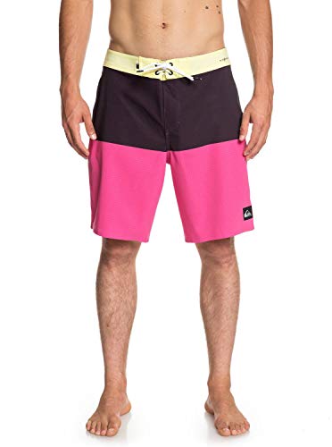 Quiksilver Mens Highline Division Pro 19 Yellow Iris Boardshort Size 40