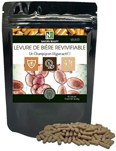 NAKURU | Levure de Bière Revivifiable | Gamme Beauty | Fabriqué en France | 