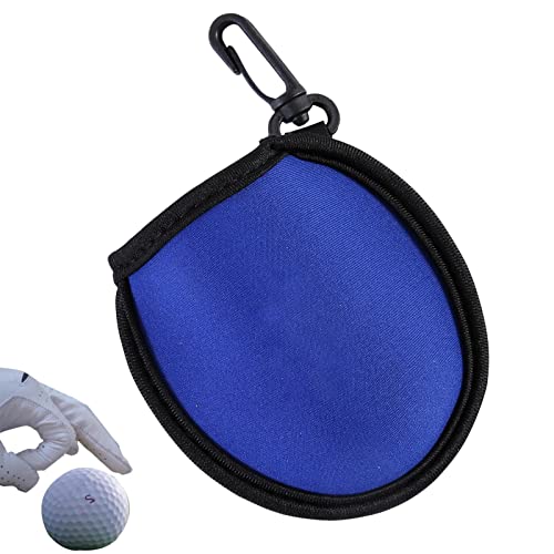 Titular do T de Golfe | Portátil Carabiner Valuables Pouch Golf Ball Holder - Organizador de golfe p