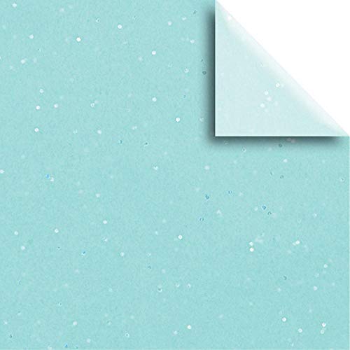 Jillson Roberts 20" x 26" Gemstone Gift Tissue, Aqua Blue (48 Folded Sheets)