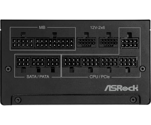 Image of ASRock Steel Legend SL-1200G 1200W 80 Plus Gold & Cybenetics Platinum Full Modular Power Supply ATX3.1 & PCIe5.1 Ready with Dual Color 12V-2x6 Cable 10 Years Warranty