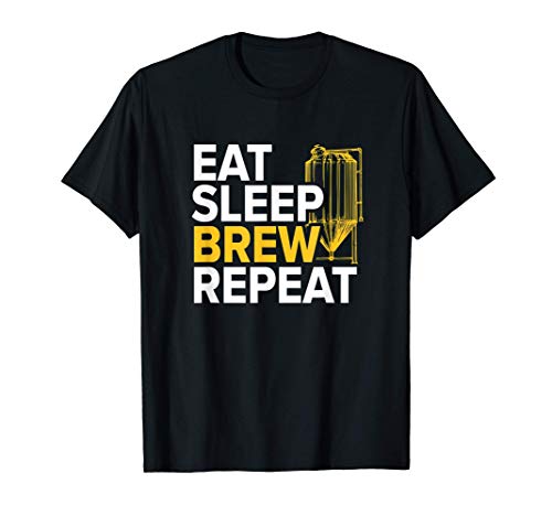 Eat Sleep Brew Gift for Beer Brewer Brewery Brewmaster T-Shirt