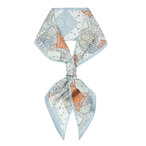 RIIQIICHY Women's Silk-Like Hair Scarf & Headband - Handbag & Purse Accessory C032