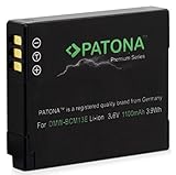 PATONA Premium Ersatz für Akku Panasonic DMW BCM13E BCM13 E (echte 1100mAh) zu Panasonic Lumix DMC FT5 TZ71 TZ70 TZ61 TZ60 TZ58 TZ57 TZ56 TZ55 TZ41 TZ40 ZS30 TS5 ZS40 ZS35 ZS30