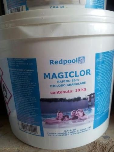 CLORO DICLORO 10 KG GRANULARE 56% PER PISCINA DISINFETTANTE CERTIFICATO AZIONE RAPIDA LEGNAGOFERR + TEST PH PISCINA BESTWAY 58274
