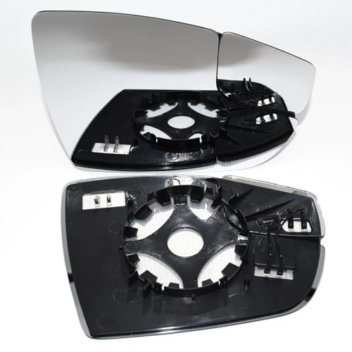 Glace rétroviseur compatible avec Ford Focus 2012-2018 miroir thermique de rechange 1 paire