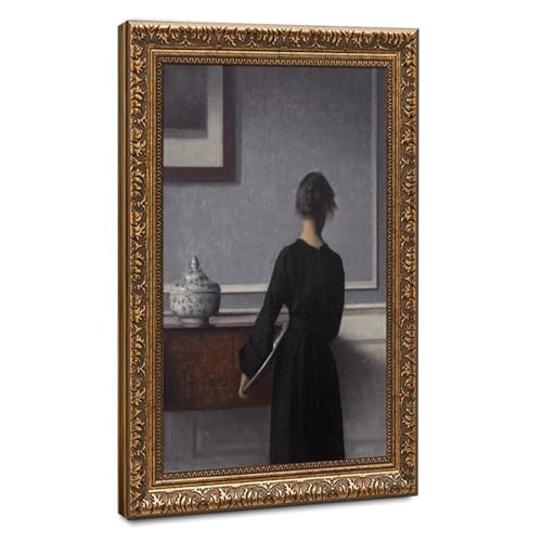 Impression sur toile Wilhelm Hammershoi atmosphère sereine pour intérieur apaisant