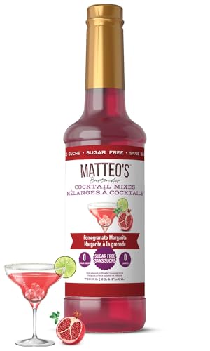 Matteo's Mélanges cocktails sans sucre Margarita Grenade 750 ml