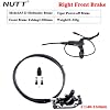 Nutt A5-D Electric Scooter Hydraulic Brake for Zero 10X Mini KUGOO G1 Booster ES3 Dualtron Ultra Speedway E-Scooter Parts (Right Front)