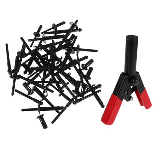 Luxshiny 1 Set Cars Plastic Rivet Shooter Kits Automotive Blind Rivet Installation Tool Accessories for Door Panels Fastening Repairs Supplies