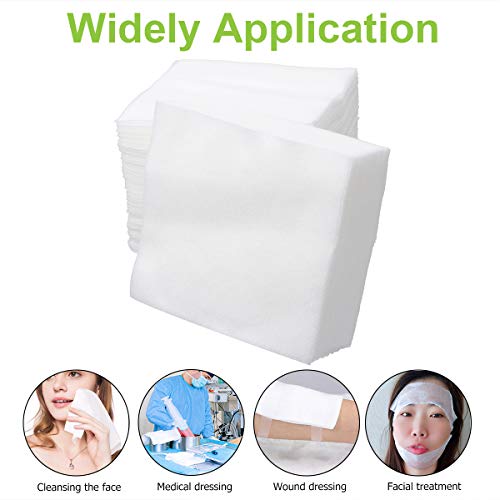 ULTNICE 100pcs Medical Non Woven Swab Gauze Sponge for Wound Care First Aid Supplies