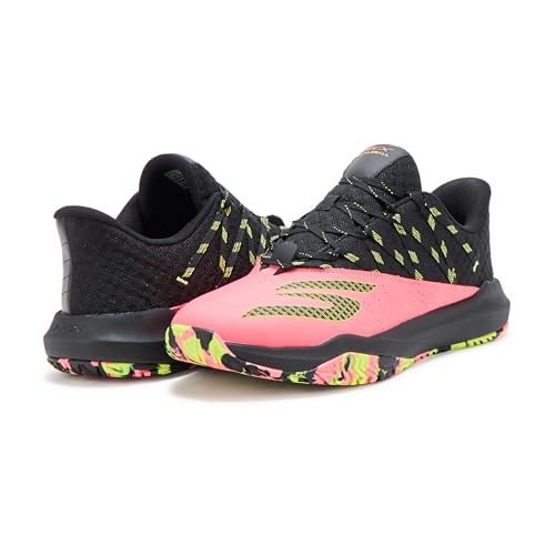 Skechers Men's Viper Court Rally Pickleball Sneaker, Coral/Multi, 11