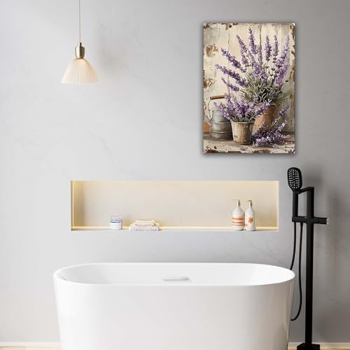 Tableau sur toile lavande impression haute définition 40x60 - 3