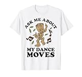 Marvel Guardians of The Galaxy Groot Ask Me About My Dance T-Shirt Small