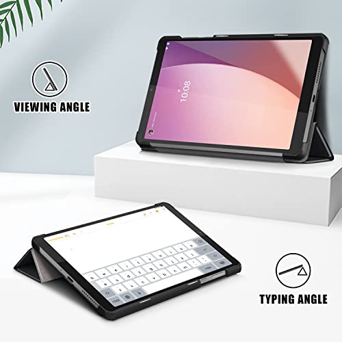 Gylint Case for Lenovo Tab M8 4th Gen 2023, Folding Folio Ultra-Thin PU Leather Stand Case Cover for Lenovo Tab M8 4th Gen TB-300FU Black by Gylint - Image 2