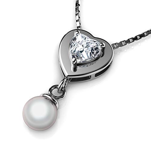 Collier Coeur Argent 925 femme, le cadeau d'anniversaire original avec coffret