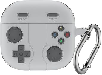 SaharaCase - Inspire Series Game Console Case for AirPods 4, Light Gray, HP00206