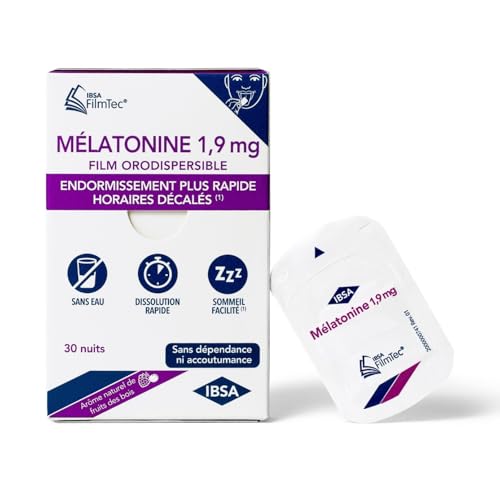 IBSA Pharma - FILMTEC® - Mélatonine 1,9mg - Endormissement plus r...