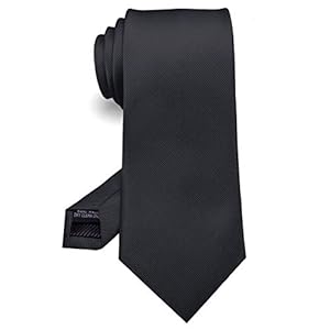 RBOCOTT Solid Color Tie Formal Necktie for Men