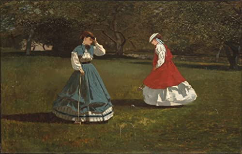 Tableau une partie de croquet Winslow Homer : sublimez votre salon avec une décoration murale