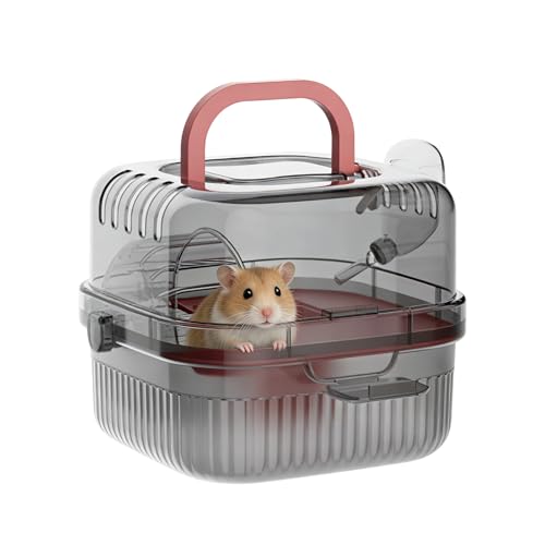Cage de transport pour hamster, lapin et cochon d'Inde | Boîte portable - 2