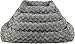 Trixie orthopädisches Hundebett Vital Loki 65 × 50 cm in grau - hochwertiges Hundekissen mit Memory Foam - Hundekorb für kleine Hunde - gelenkschonend und entlastend - 37931