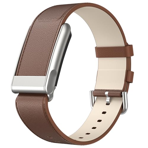 mimo Leather Band Compatible with Whoop 5.0 (One Peak Life) Top Grain Genuine Leather Tear-Resistant Replacement Band for Men & Women Reinforced Durable Wristband Strap Not Compatible with Gen 4 (Light Brown For WHOOP MG Bands-Life/MG)